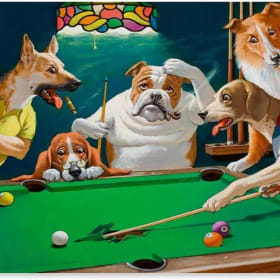 Strike up some fun with this playful canine classic. item