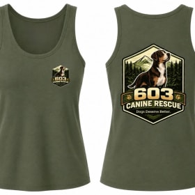 Women's Large Tank Top Front and Back Logo item