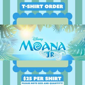 T-Shirt Order, Disney's Moana Jr. item