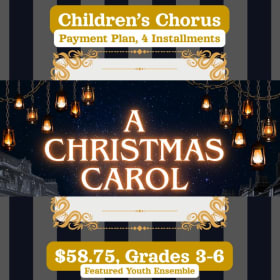 Children's Chorus Payment Plan, A Christmas Carol item