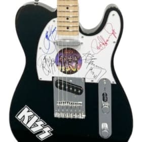 KISS Signed Electric Guitar item