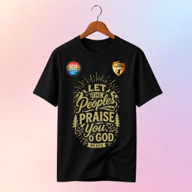 Psalm 67:5 (RAGS FEST) TShirt item