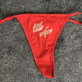 ANORA “LITTLE WIFEY” THONG SIZE LARGE NEW, OPEN BAG item