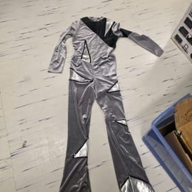 Silver and Black Suit item