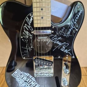 The Highwaymen Signed Electric Guitar item
