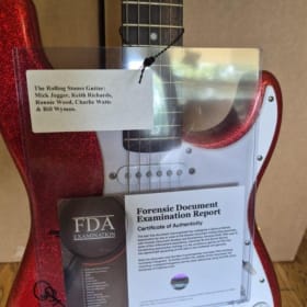The Rolling Stones Signed Electric Guitar item