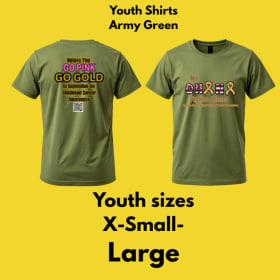 Youth Childhood Cancer T-Shirts item