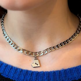 Personalized Heart Lock Necklace & Key Bracelet (2026) item