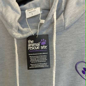 Photo of Item #3 – Purple Paw Pet Pouch Hooded Sweatshirt (Large)