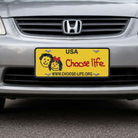 Choose Life USA Half Plate item