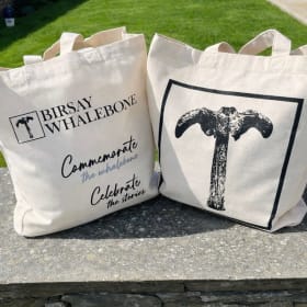 Birsay whalebone tote bag - collect from Birsay item