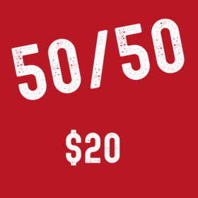 50/50 - 25 Tickets item