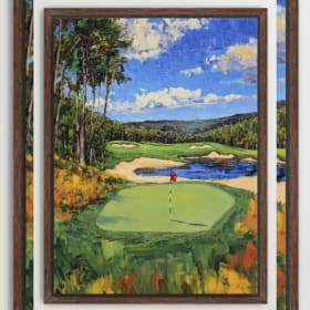 Fairway Horizon Canvas Print item