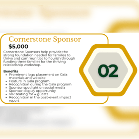 Cornerstone Sponsor item