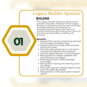 Legacy Builders Sponsor item