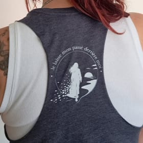 ☀️Camisole F *Je laisse mon passé derrière* Bleu Marin item
