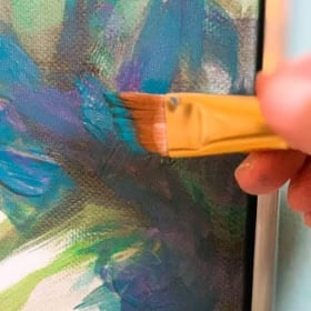 Various Painted Canvases item