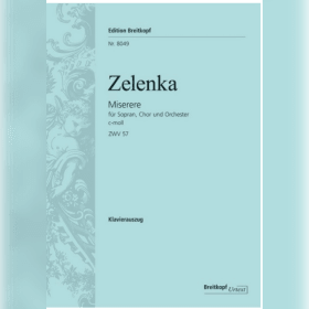 Photo of Zelenka Miserere in C Minor ZWV57 -Breitkopf&Hartel- EB8049