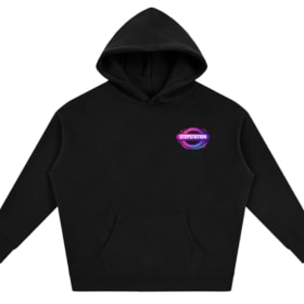 Black Oversized Fleece Hoodie item