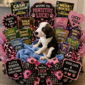 LOTTERY TICKET/BOUQET THEME item