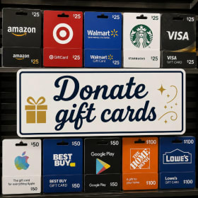 GIFT CARD DONATIONS item