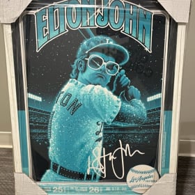 Signed Elton John LA California [Baseball Card Style] - 002 item