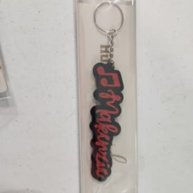 Music Note Keychain - Script Name item