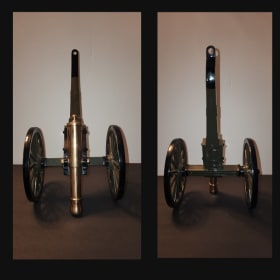 1841 Field Cannon Replica made by Moyer Brass Foundry item