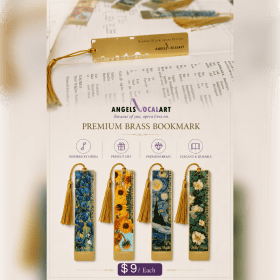 Premium Brass Bookmark item