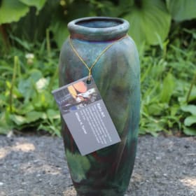 Photo of Handcrafted Raku Art Vase