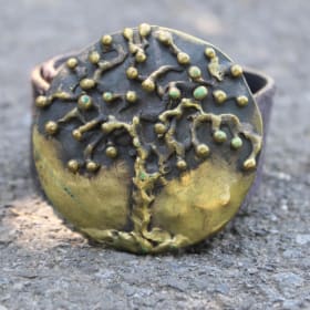 Photo of Tree of Life Leather Belt
