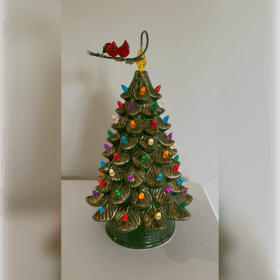 Vintage-Style Ceramic Christmas Tree item