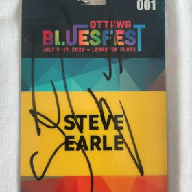 Autographed Steve Earle Backstage Pass # 1 item