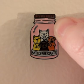 k9 Anti Depressants Pin item