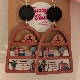 Puppy Play Dangle Earrings item