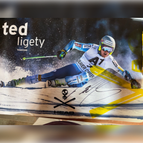 Autographed poster of Ted Ligety item