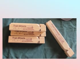 Wooden Train Whistle item