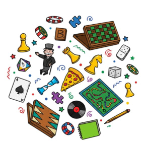 Game, Music, & Pizza Event item