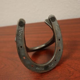 Trep-made Horseshoe business card holder item