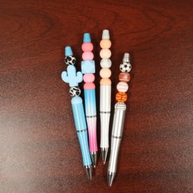 Trep-made assorted beaded pens (qty. 5) item