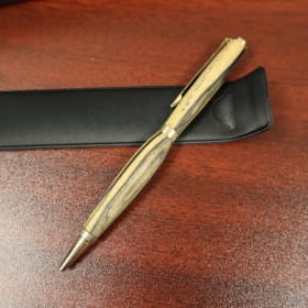 Trep-made hand-turned wooden pen item