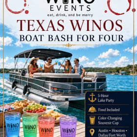 Texas Winos Boat Bash for Four item