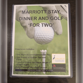 Marriott Stay, Dinner, & Golf for Two item
