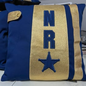 Blue and Gold Pillows item