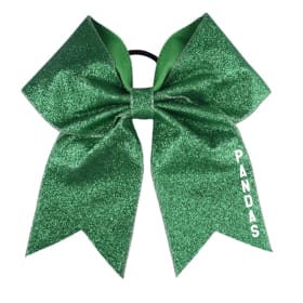 Large PANDA Green Hair Bow item