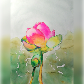 Tulip and bud item
