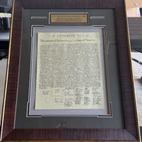 "Declaration of Independence" item
