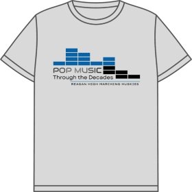 Throwback- 2025 Marching Band Show Shirt- Grey item