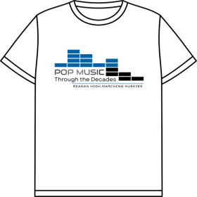 Throwback- 2025 Marching Band Show Shirt- White item