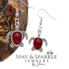 Turtle Drop Earrings item